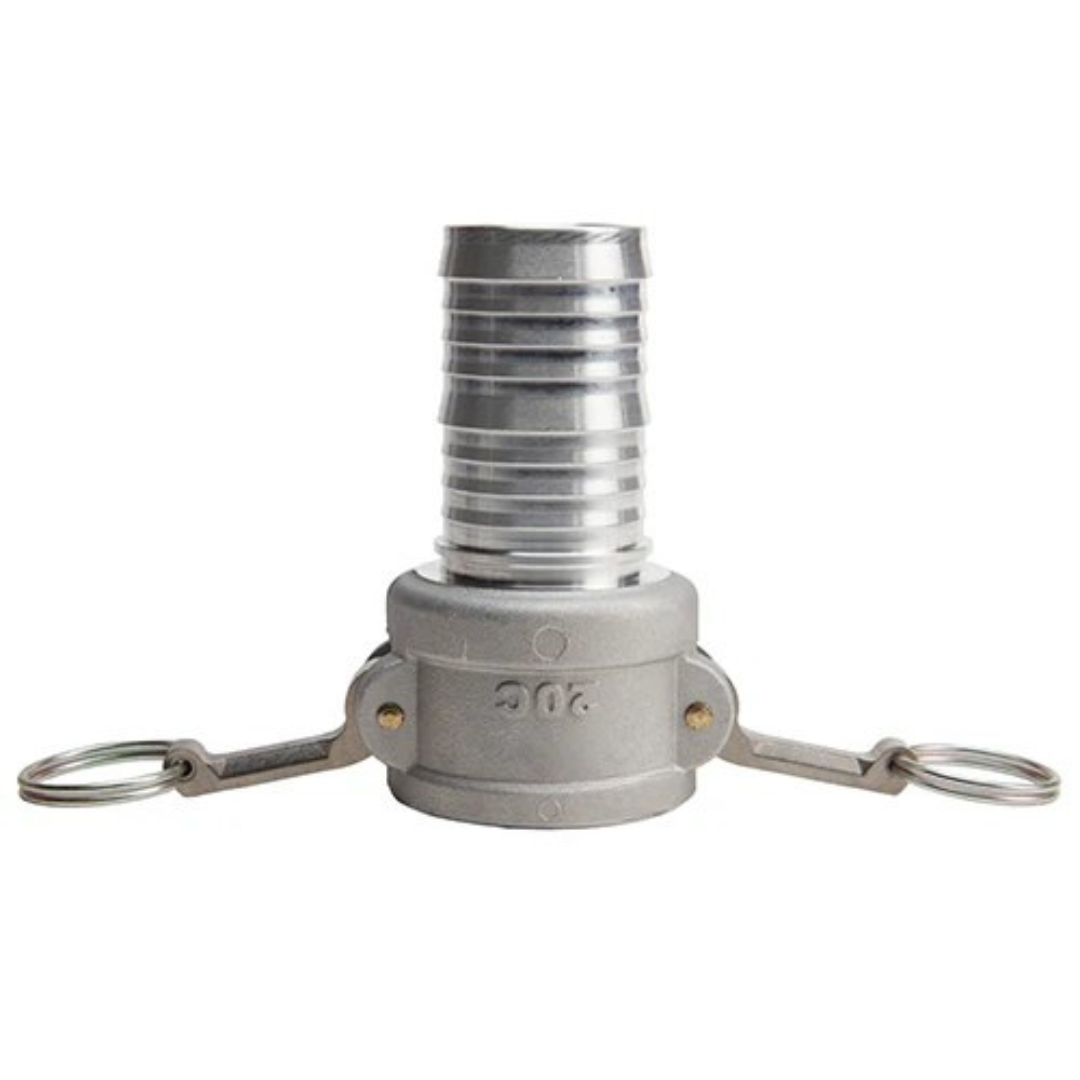 Aluminum 2" Famale Camlock to Hose Shank
