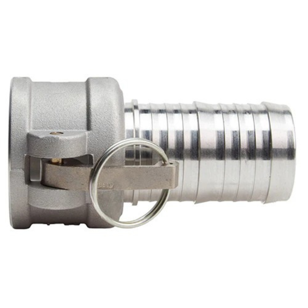 Aluminum 2" Famale Camlock to Hose Shank