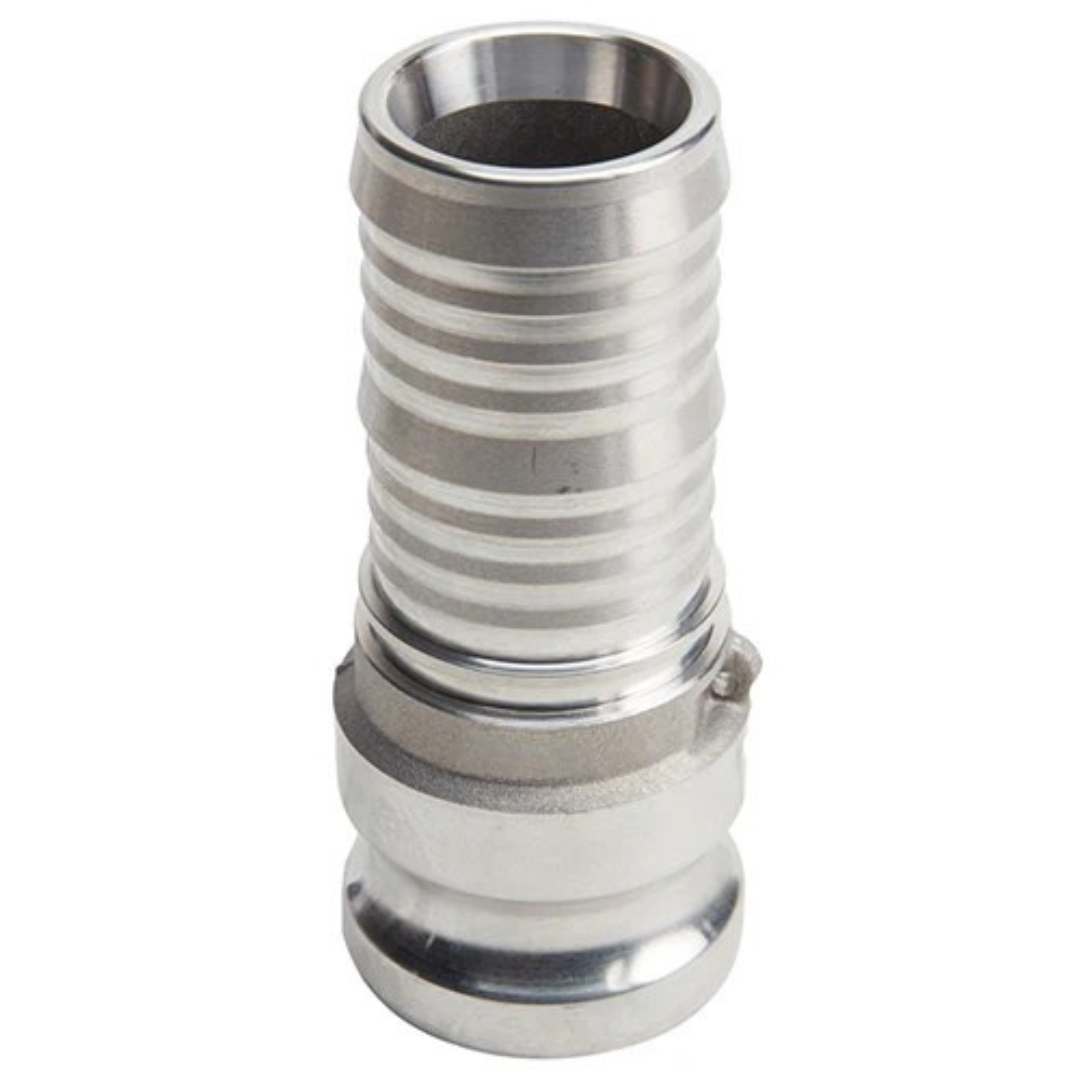 Aluminum 2" Male Camlock to Hose Shank