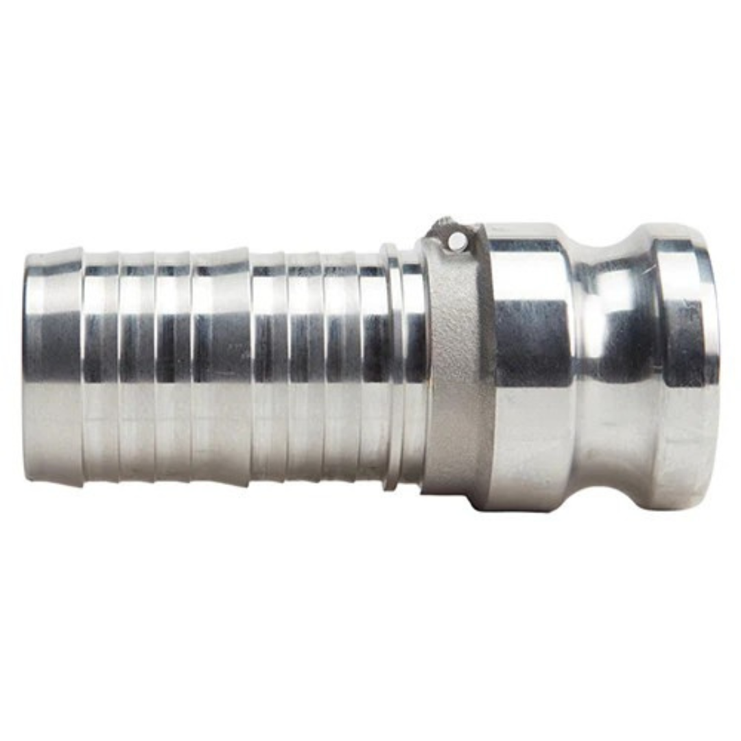 Aluminum 2" Male Camlock to Hose Shank