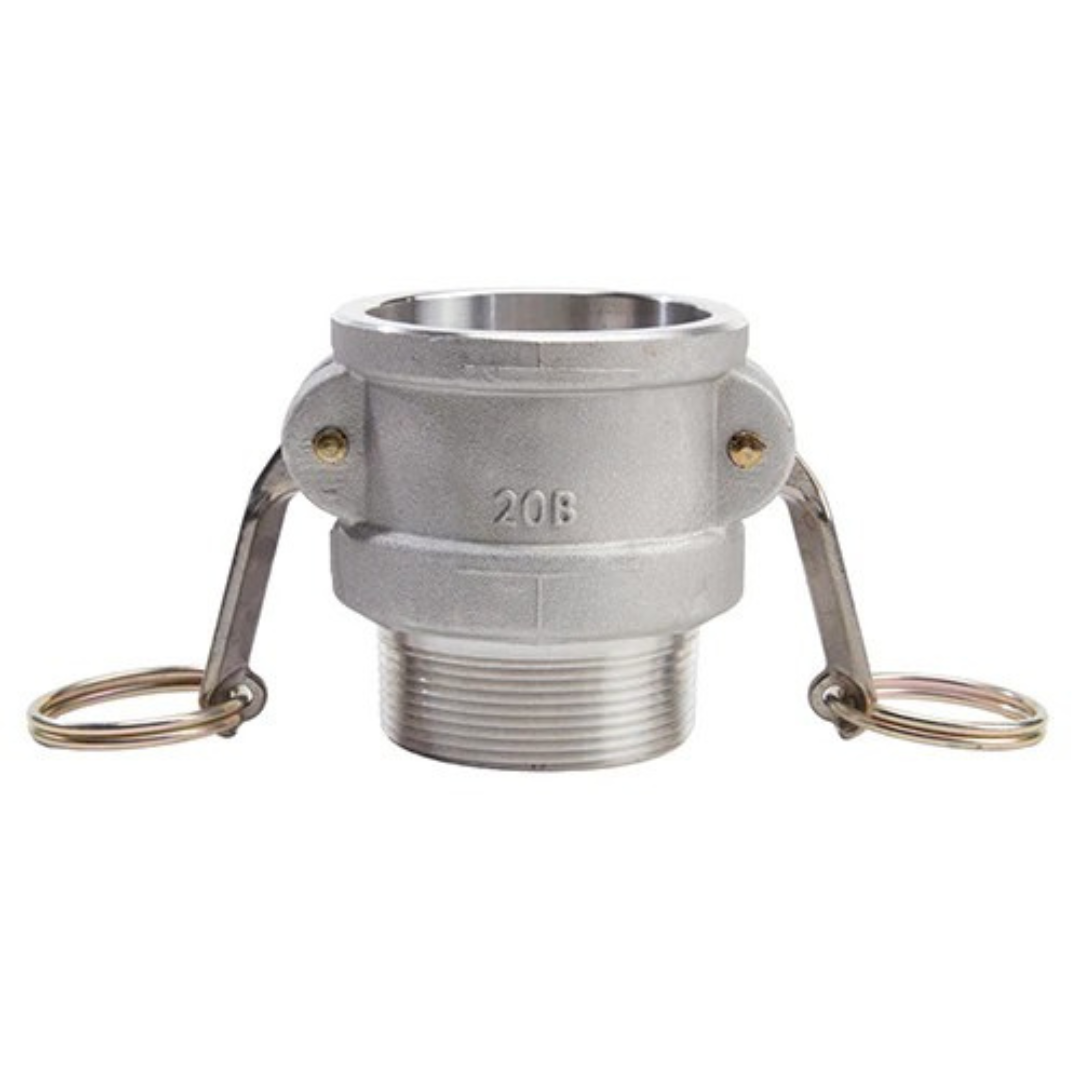 Aluminum 2" Female Camlock x 2" Male NPT