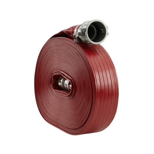 2" Red Heavy Duty Lay Flat Hose