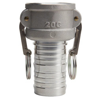 Aluminum 2" Famale Camlock to Hose Shank