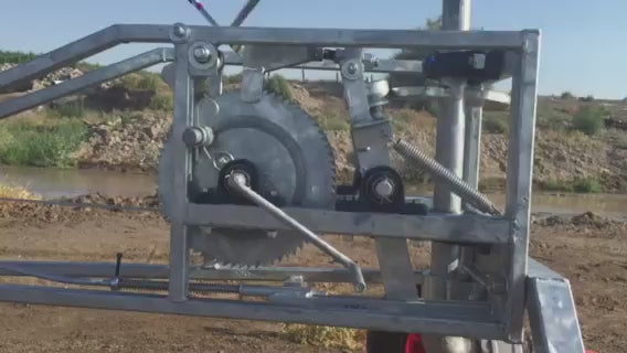 Load video: This is our Standard model up close. See the simplicity of is all be mechanical with yes maintenance. No mother boards, no water wenches. Just keeping it simple. For more information, visit us at vaughanirrigatorsusa.com